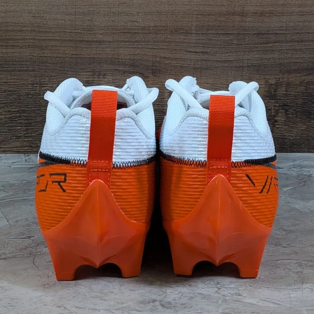 Nike Vapor Edge Speed 360 2 Men's 10.5 White Orange Football Cleats FQ4045-100